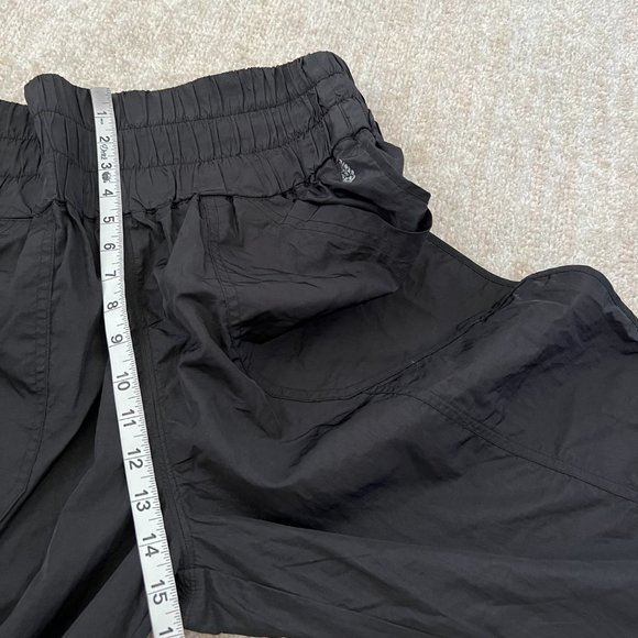 Free People Movement The Way Home Parachute Jogger Pants M Black High Rise - Picture 7 of 10
